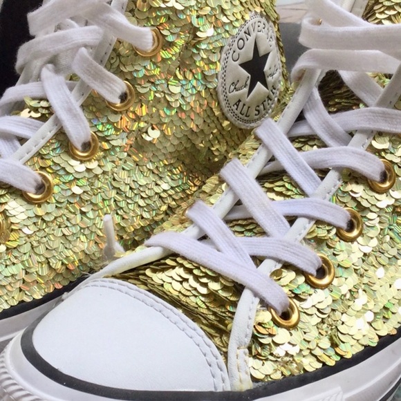 converse all star gold